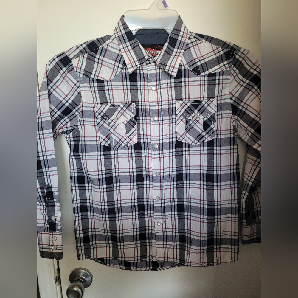 Boys Pearl Snap Western shirt